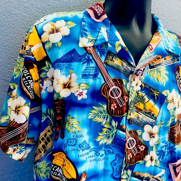 High Surf Vintage Hawaiian Shirt - L - Picture 4 of 7